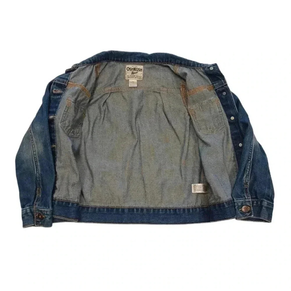 OshKosh B’gosh Denim Jean Jacket Size 10 - Picture 4 of 8